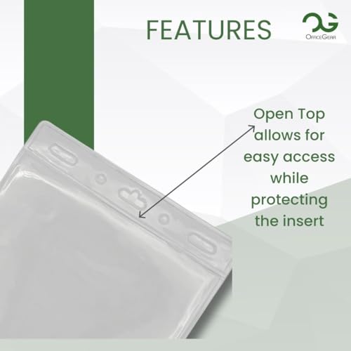 OfficeGear Event Badge Holder - A6 Size