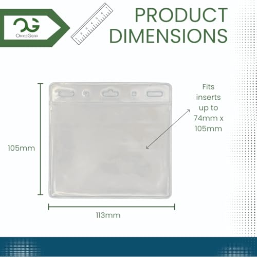 OfficeGear Event Badge Holder - A7 Size