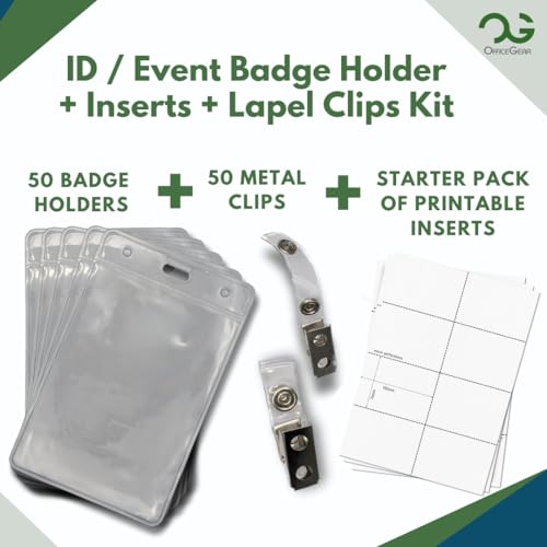 OfficeGear Event Badge Holder - A7 Size