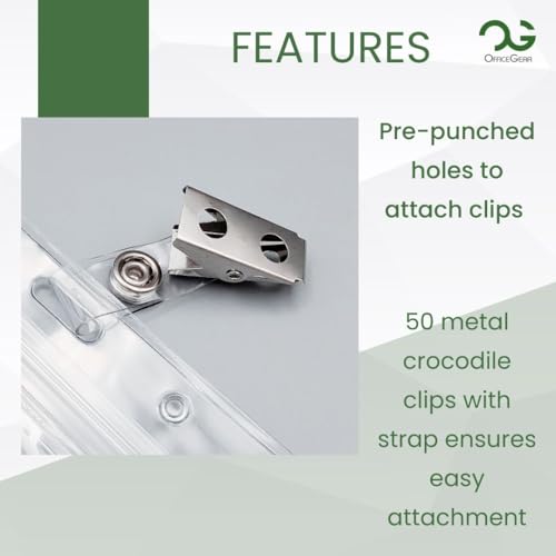 OfficeGear Event Badge Holder - A6 Size