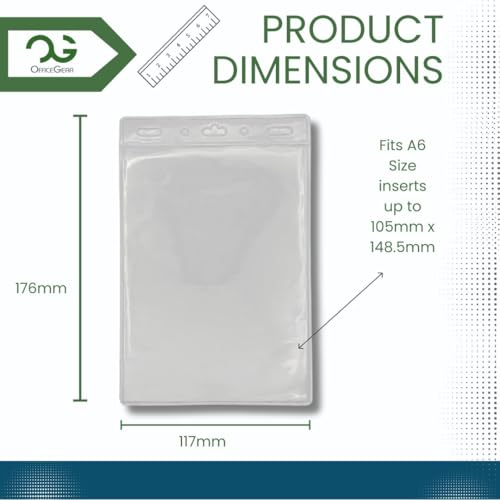 OfficeGear Event Badge Holder - A6 Size