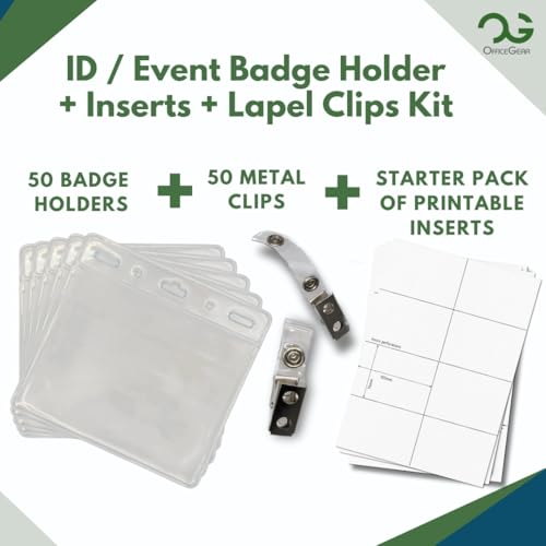 OfficeGear Event Badge Holder - A7 Size
