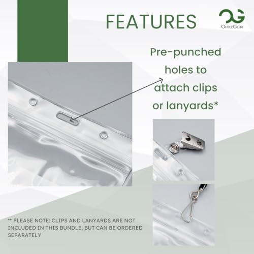 OfficeGear Event Badge Holder - A7 Size
