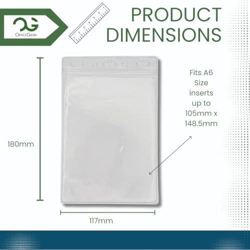 OfficeGear Event Badge Holder - A6 Size