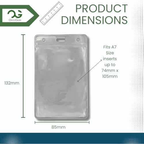 OfficeGear Event Badge Holder - A7 Size