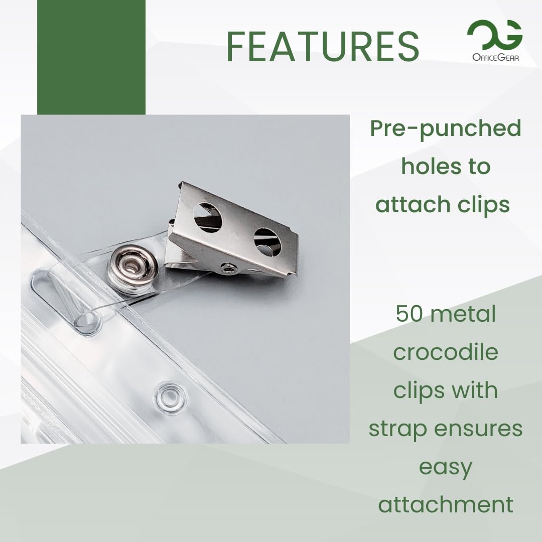 OfficeGear Event Badge Holder - A6 Size