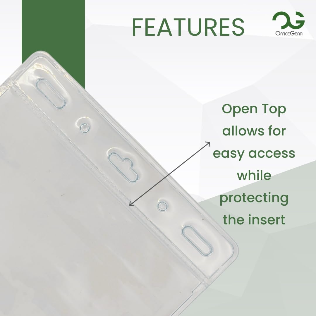 OfficeGear Event Badge Holder - A7 Size