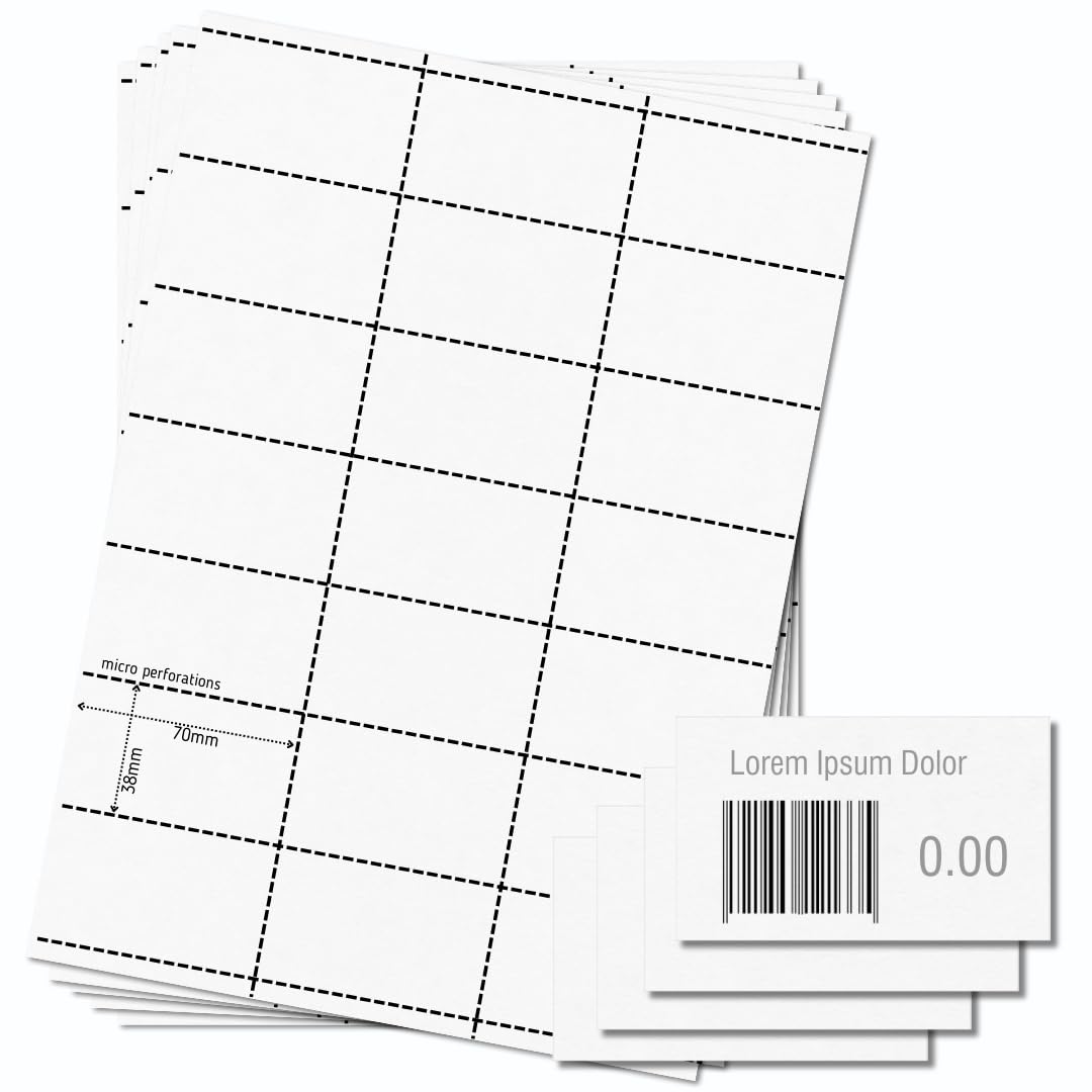 OfficeGear 1,155 Shelf Labels with Free Template