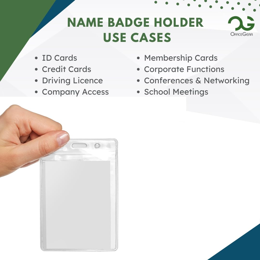 OfficeGear Event Badge Holder - A7 Size