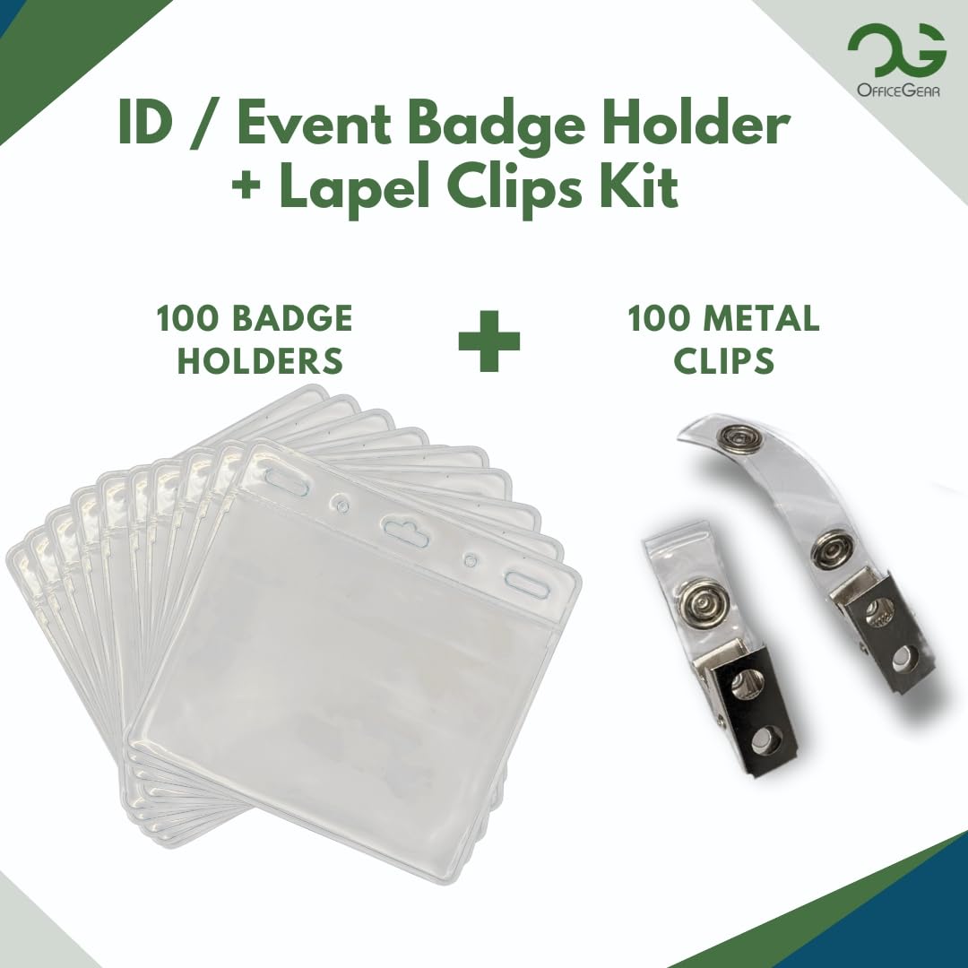 OfficeGear Event Badge Holder - A7 Size