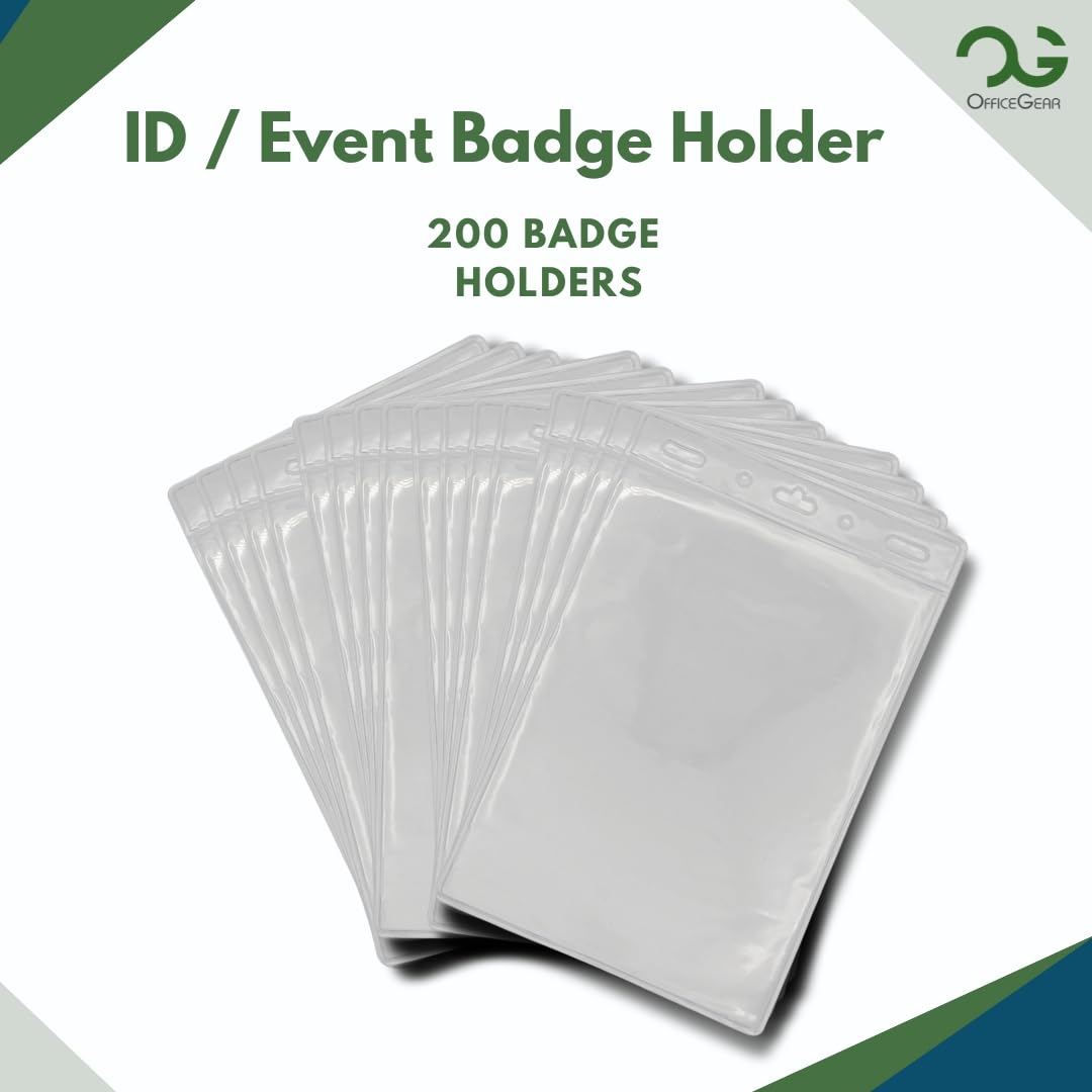 OfficeGear Event Badge Holder - A6 Size