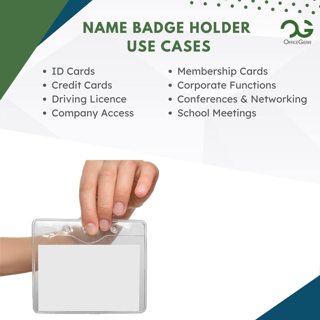 OfficeGear Event Badge Holder - A7 Size