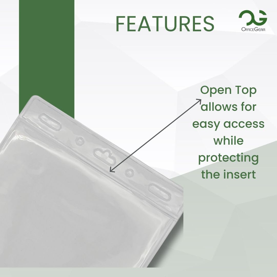 OfficeGear Event Badge Holder - A6 Size
