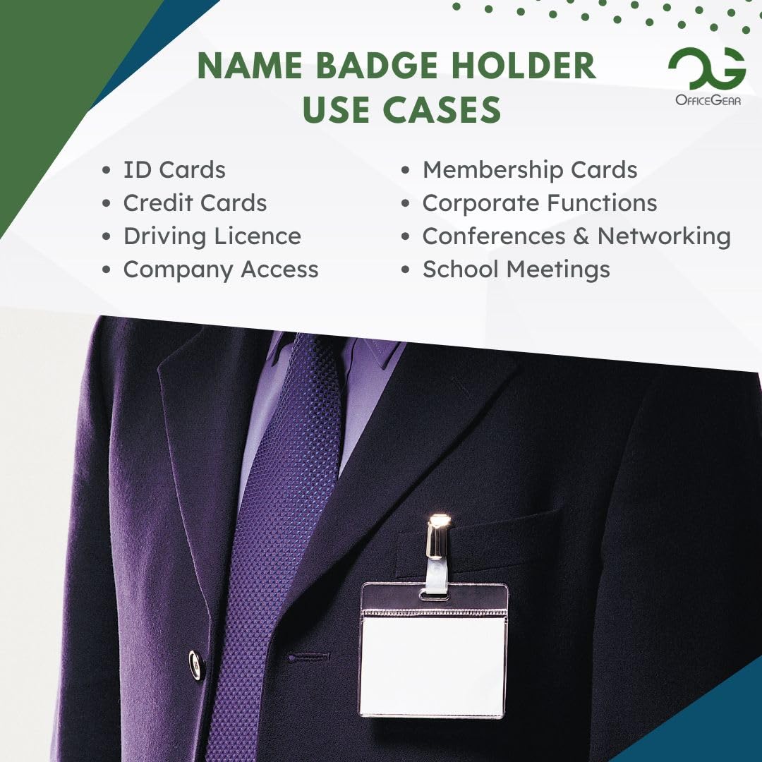 OfficeGear Event Badge Holder - A7 Size