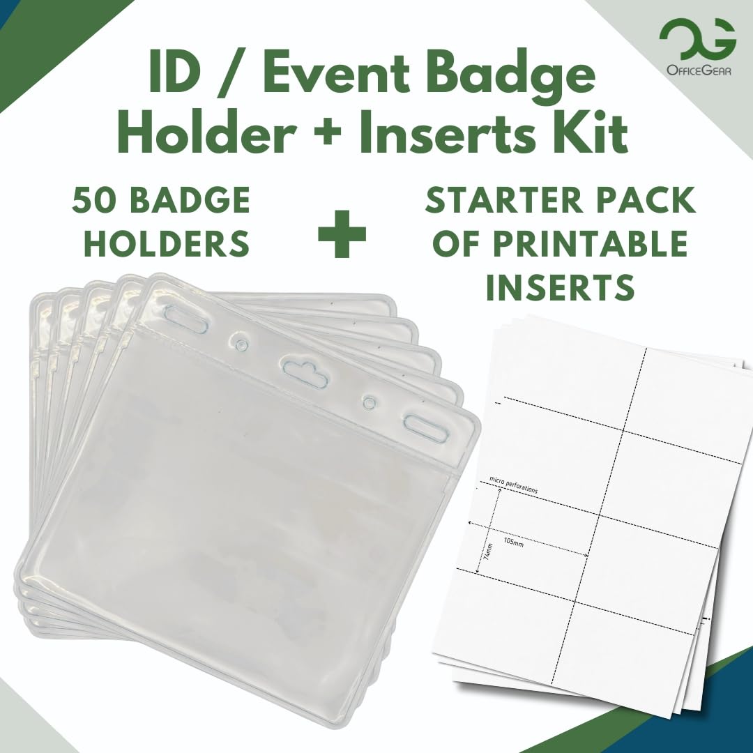 OfficeGear Event Badge Holder - A7 Size