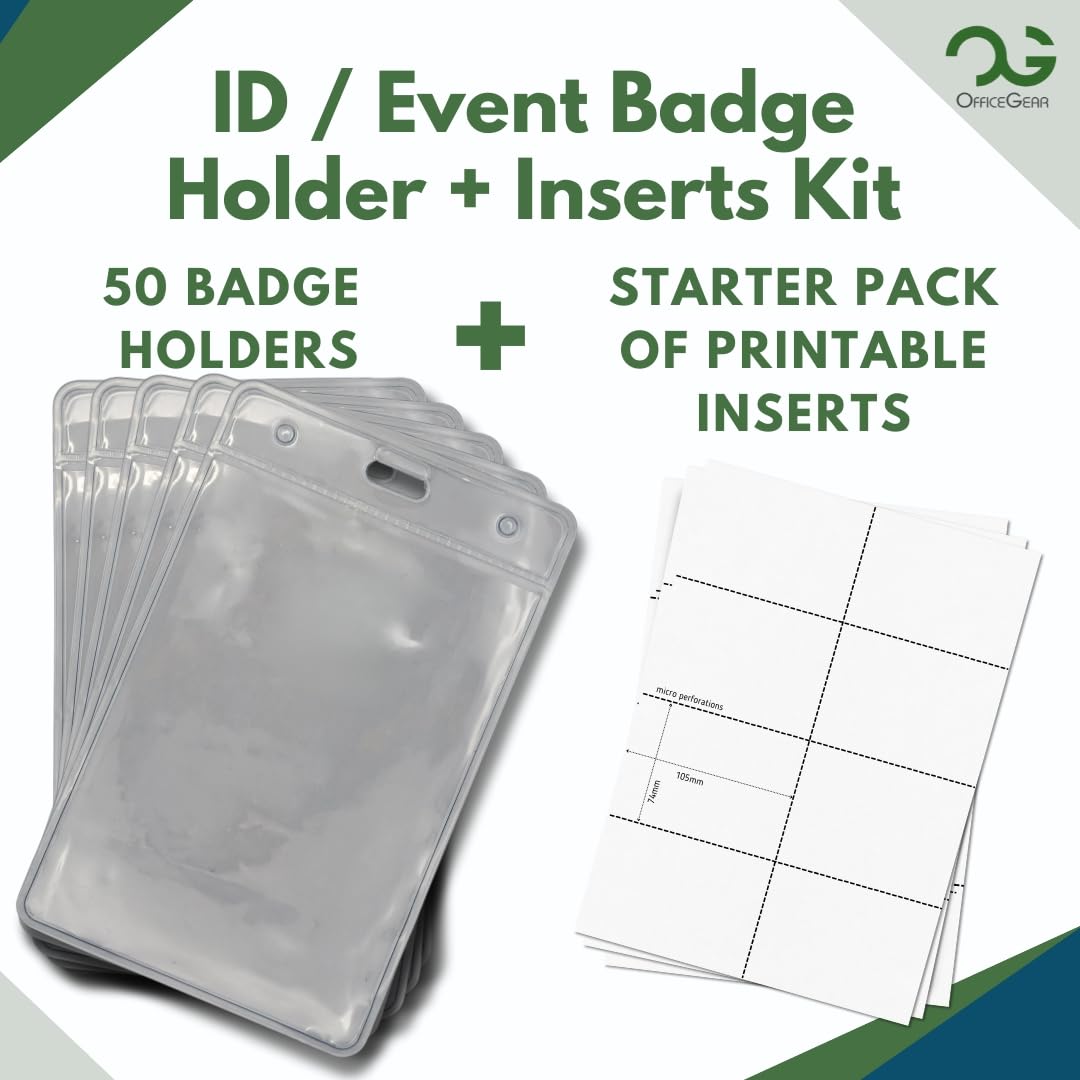 OfficeGear Event Badge Holder - A7 Size