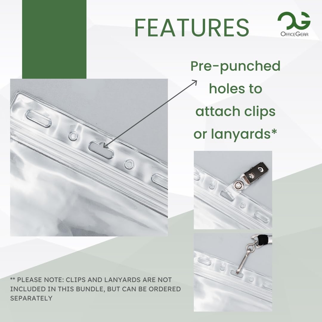 OfficeGear Event Badge Holder - A7 Size
