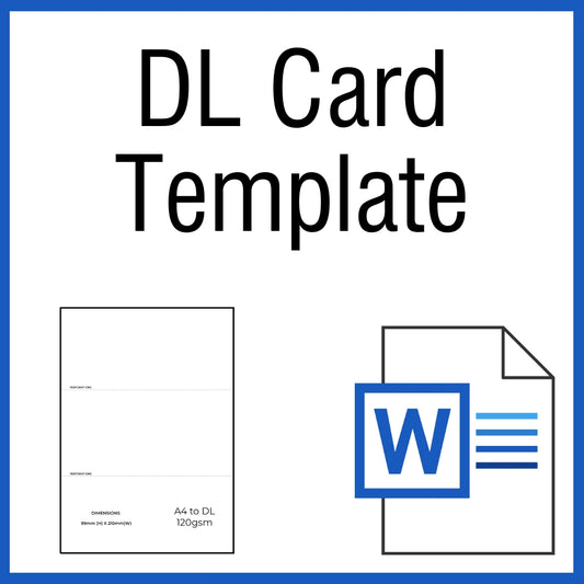 OfficeGear DL Cards 3-Up: Printable Template [TDL-3]