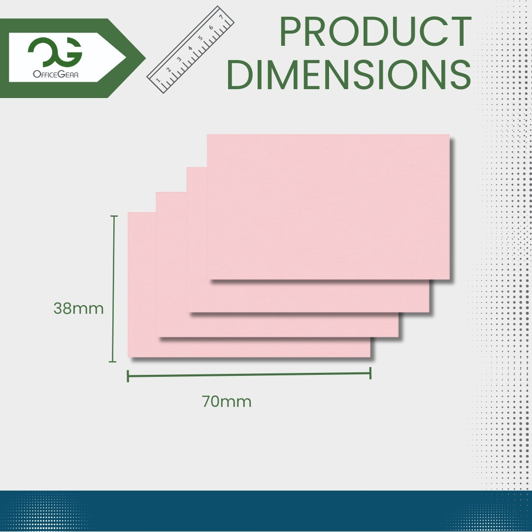 OfficeGear Shelf Labels 21-Up: Pink Perforated Printable Labels - 25 Sheets / 525 Labels with Free Template