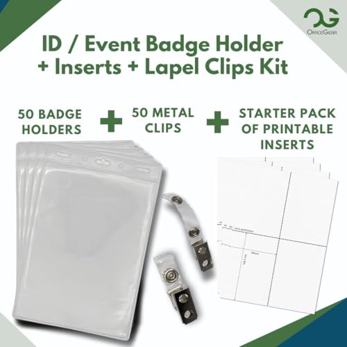 OfficeGear Event Badge Holder - A6 Size
