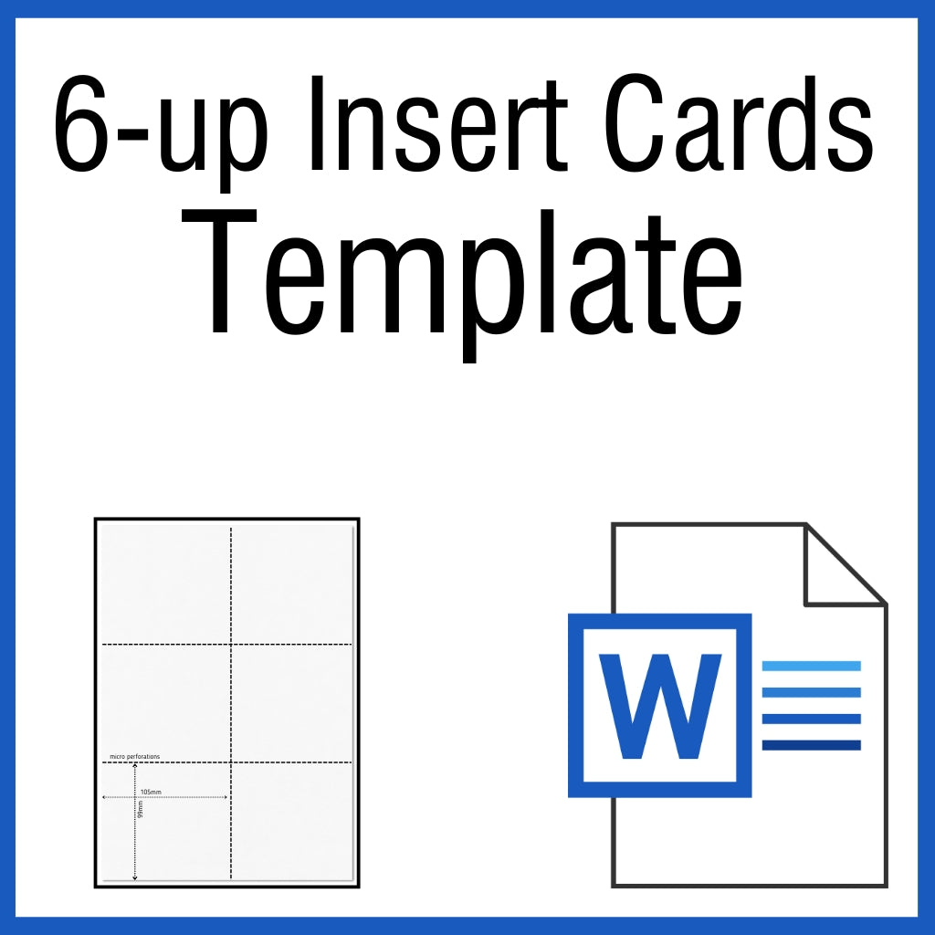 OfficeGear Badge Insert Voucher 6-Up: Printable Template [TINS-6]