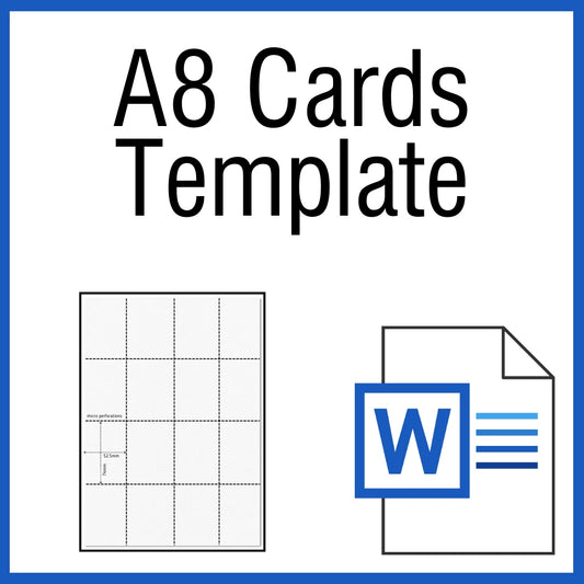 OfficeGear A8 Cards 16-Up: Printable Template [TA8-16]